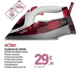E.Leclerc Solac - plancha de vapor oferta