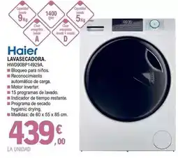 E.Leclerc Haier - lavasecadora hwd90bp14929a oferta