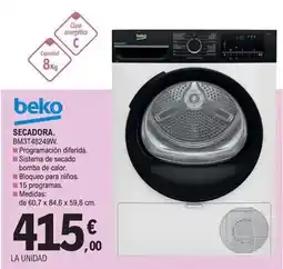E.Leclerc Beko - secadora bm3ta8249w oferta