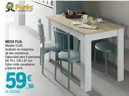 E.Leclerc Forés - mesa fija oferta