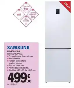 E.Leclerc Samsung - frigorifico rb34c672eww/ef oferta