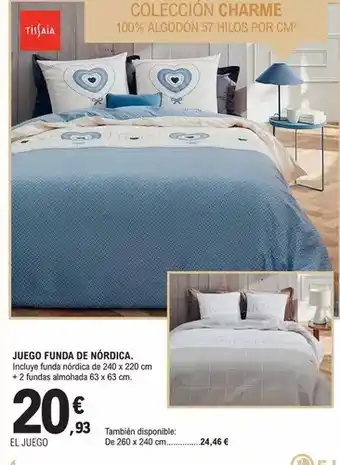 Tissaia - juego funda de nordica