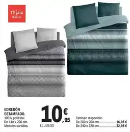 E.Leclerc Tissaia - edredón estampado oferta