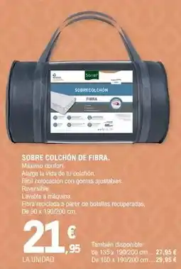 E.Leclerc Savel - sobre colchón de fibra oferta