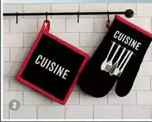 E.Leclerc Juego de guante y manopla de cocina oferta