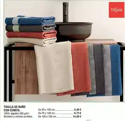 E.Leclerc Tissaia - toalla de baño con cenefa oferta