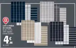 E.Leclerc Lote 3 panos de cocina oferta