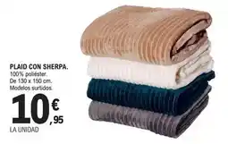 E.Leclerc Plaid con sherpa oferta