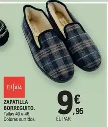 E.Leclerc Tissaia - zapatilla borreguito oferta
