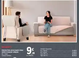 E.Leclerc Belmarti - protector acolchado para sofa o chaise longue oferta