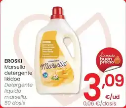 Eroski Eroski - detergente liquido marsella oferta