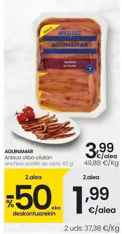 Eroski Aguinamar - anchoa aceite de oliva oferta