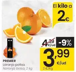 Eroski Premier - naranja bolsa oferta