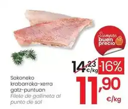 Eroski Filete de gallineta al punto de sal oferta