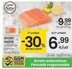 Eroski Eroski natur - lomos de salmon oferta