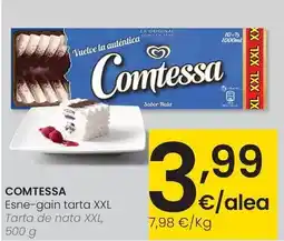 Eroski Comtessa - tarta de nata xxl oferta