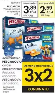 Eroski Pescanova - varitas merluza empanada oferta