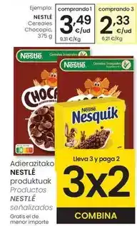 Eroski Nestlé - cereales chocapic oferta