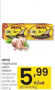 Eroski Ortiz - bonito del norte en aceite de oliva oferta