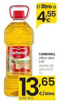 Eroski Carbonell - aceite de oliva 0.4° oferta