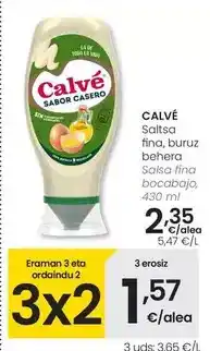 Eroski Calvé - salsa fina bocabajo oferta