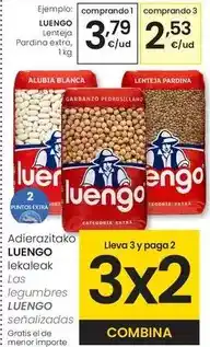 Eroski Luengo - lenteja pardina extra oferta