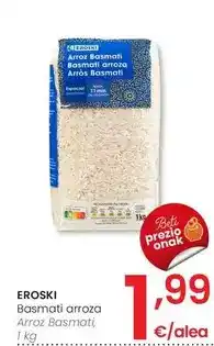 Eroski Eroski - arroz basmati oferta
