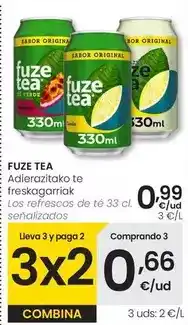 Eroski Fuze tea - los refrescos de te oferta