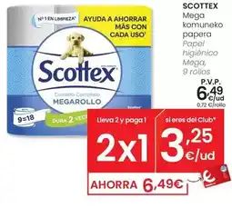 Eroski Scottex - papel higiénico mega oferta