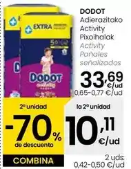 Eroski Dodot - activity panales senalizados oferta