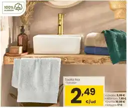 Eroski Toalla lisa oferta