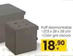 Eroski Puff desmontable oferta