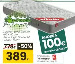 Eroski Pikolin - colchón silver cell 3.0 oferta