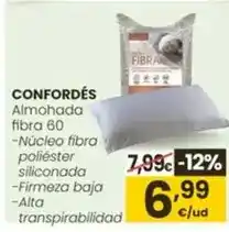 Eroski Confordés - almohada fibra 60 oferta