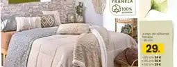 Eroski Juego de sábanas franela oferta