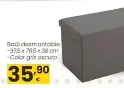 Eroski Baúl desmontable oferta
