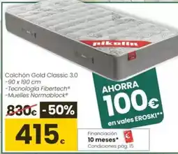 Eroski Pikolin - colchón gold classic 3.0 oferta