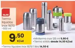 Eroski Ibili - termo líquidos inox 18/10 oferta