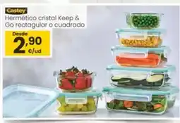 Eroski Castey - hermético keep & go rectagular o cuadrado oferta