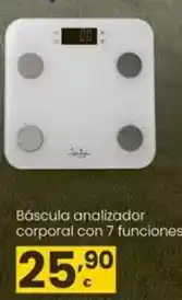 Eroski Jata - báscula analizador corporal con 7 funciones oferta