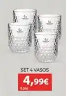 Eroski Santa clara - set vasos oferta