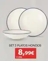 Eroski Santa clara - set platos hondos oferta