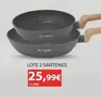 Eroski Santa clara - lote 2 sartenes oferta
