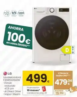 Eroski Lg - lavasecadora f2dr5s09a1w oferta
