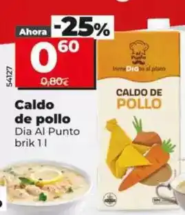 Dia Dia al punto - caldo de pollo oferta