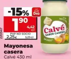 Dia Calvé - mayonesa casera oferta