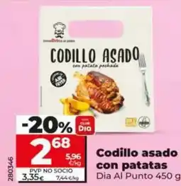 Dia Dia al punto - codillo asado con patatas oferta