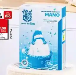 Dia Dia super paco - detergente en polvo a mano paquete 600 g oferta