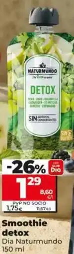 Dia Dia naturmundo - smoothie detox 150 ml oferta