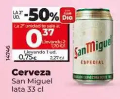 Dia San miguel - cerveza oferta